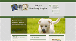 Desktop Screenshot of cocoaveterinary.com